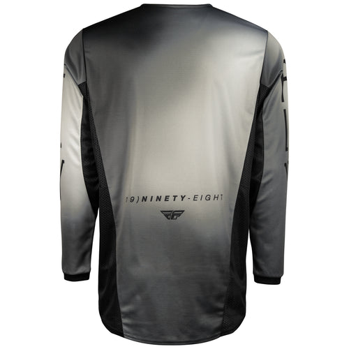 Fly Racing 2024 Youth Kinetic Prodigy Black Light Grey Jersey