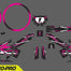Amped A20 Pro Semi Custom Graphic Set - Pink
