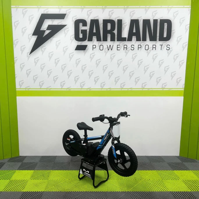 Revvi 12" 100W Electric Balance Bike - Blue