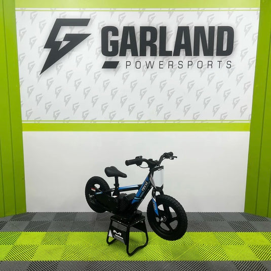 Revvi 12" 100W Electric Balance Bike - Blue