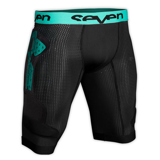 Seven MX Fusion Compression Adult Black Shorts
