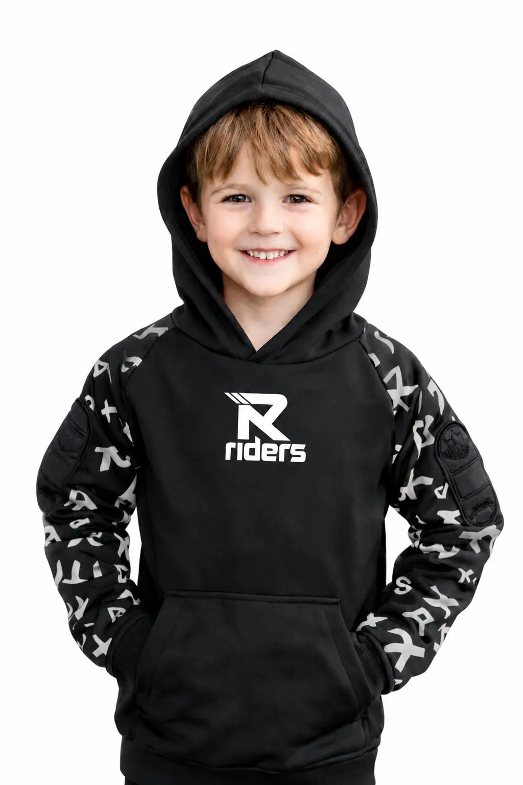 R Riders Kids Padded Riding Hoodie