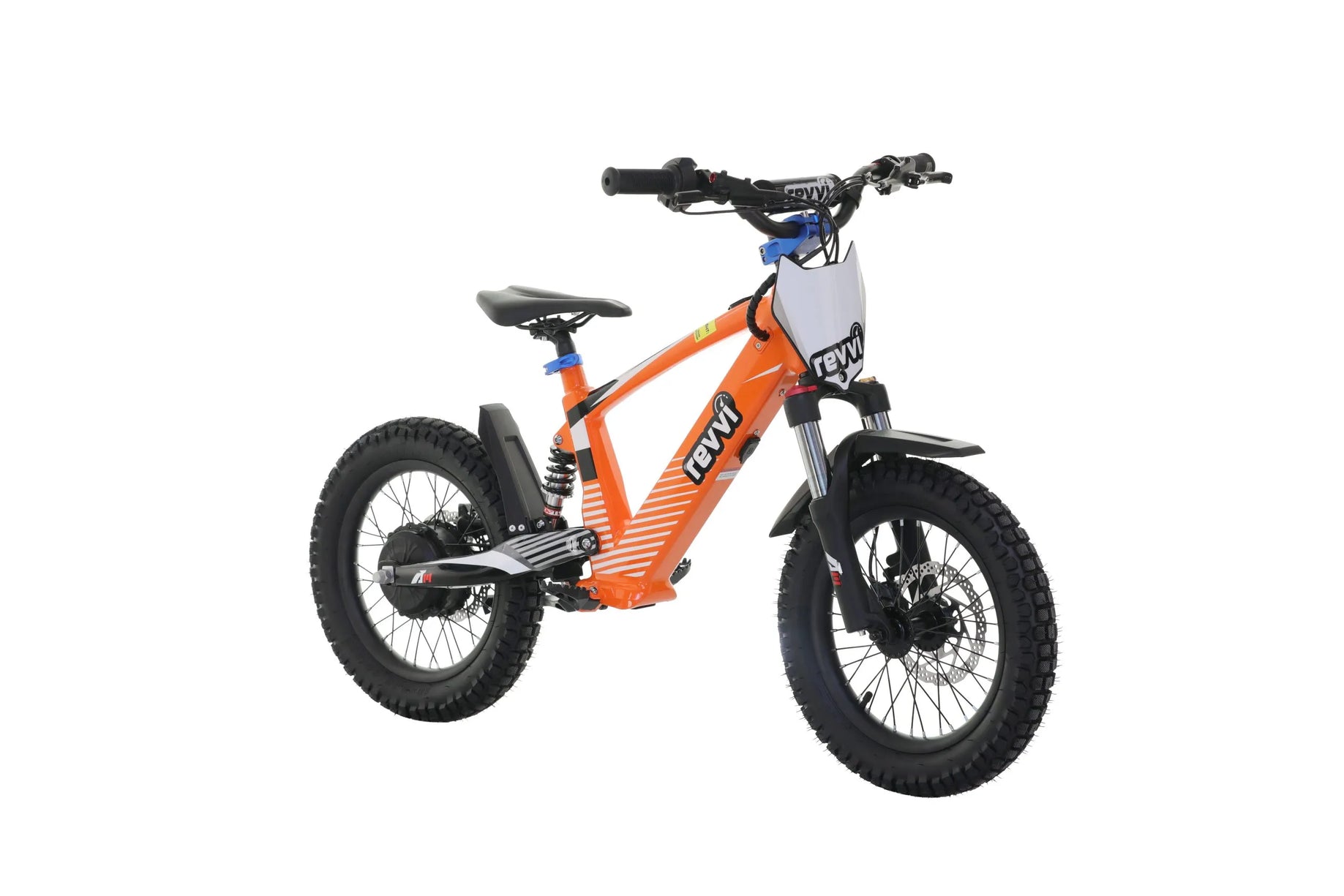 Revvi 16” XL 600W Kids Electric Balance Bike - Orange