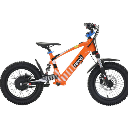 Revvi 16” XL 600W Kids Electric Balance Bike - Orange