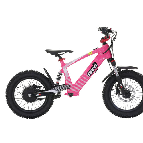 Revvi 16” XL 600W Kids Electric Balance Bike - Pink