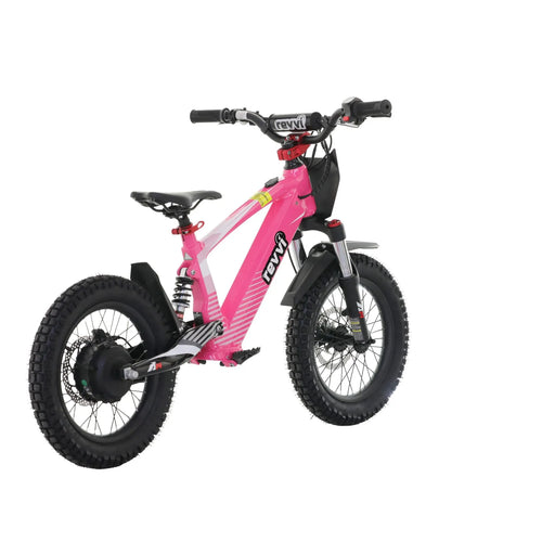 Revvi 16” XL 600W Kids Electric Balance Bike - Pink