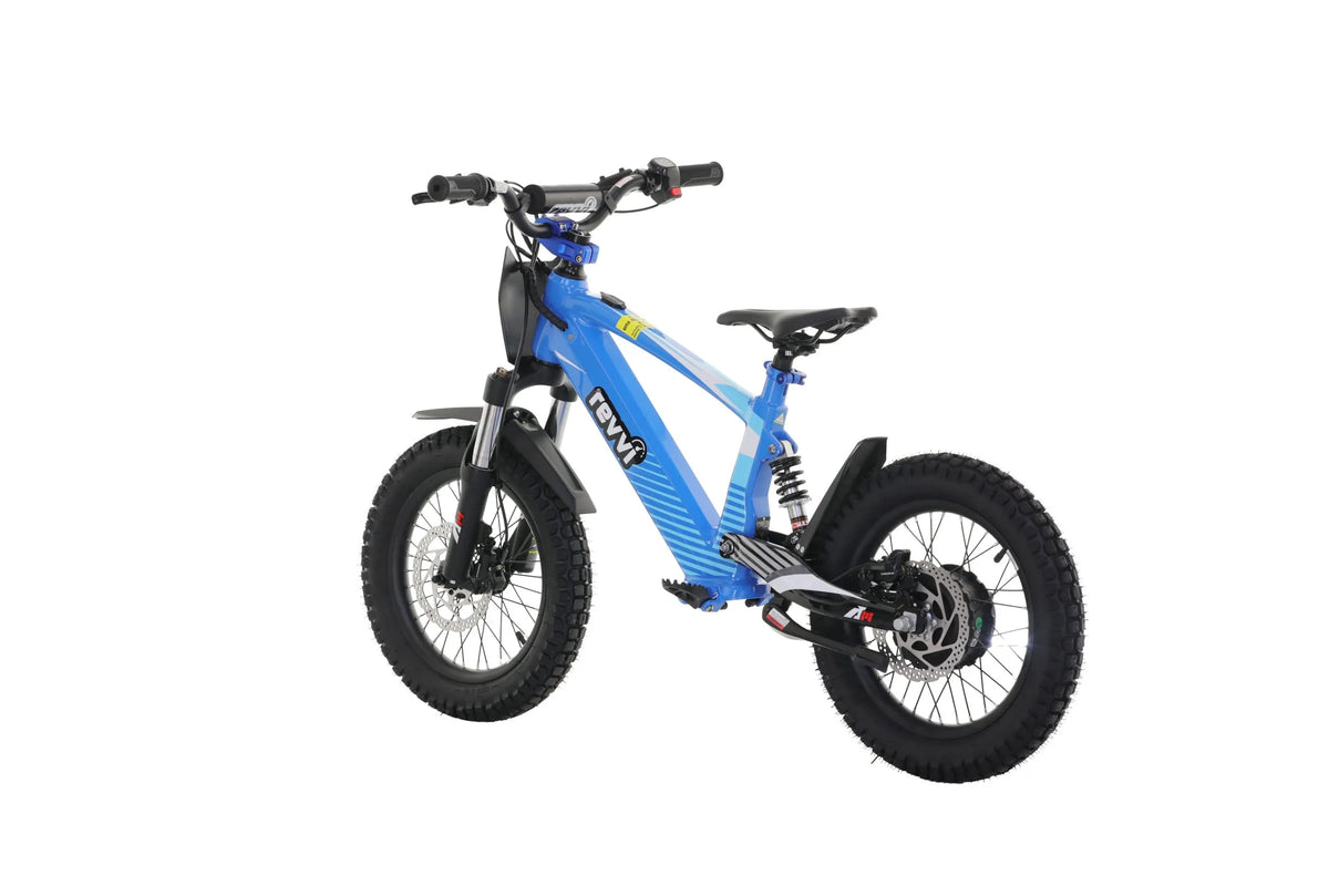 Revvi 16 XL Electric Bike + Spare Battery Bundle - Blue