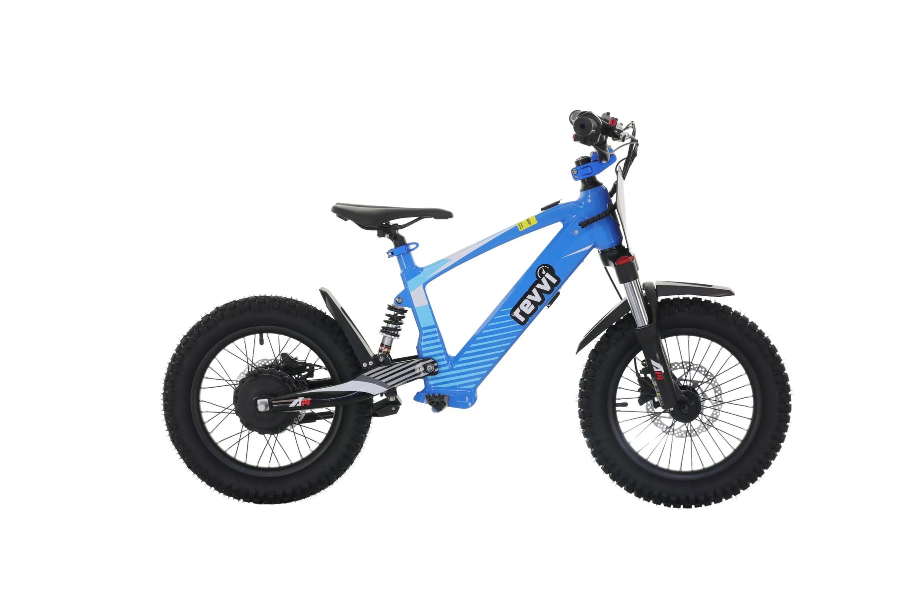 Revvi 16 XL Electric Bike + Riding Gear Bundle - Blue