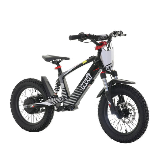 Revvi 16” XL 600W Kids Electric Balance Bike - Black