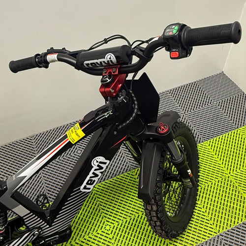 Revvi 16” XL 600W Kids Electric Balance Bike - Black