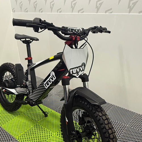 Revvi 16” XL 600W Kids Electric Balance Bike - Black