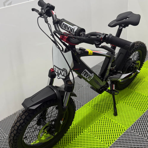 Revvi 16” XL 600W Kids Electric Balance Bike - Black