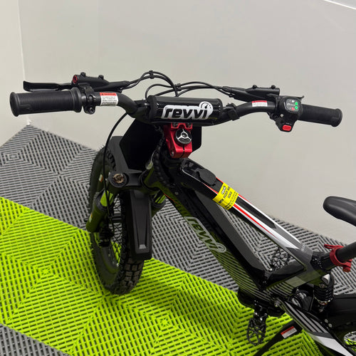 Revvi 16” XL 600W Kids Electric Balance Bike - Black