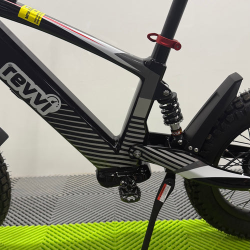 Revvi 16” XL 600W Kids Electric Balance Bike - Black