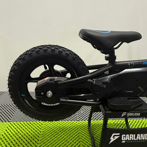 Stacyc 12E-Drive Electric Balance Bike – Black/Blue