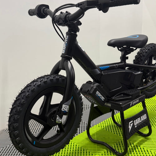 Stacyc 12E-Drive Electric Balance Bike – Black/Blue