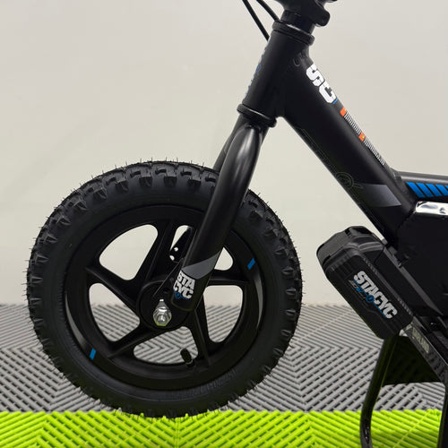 Stacyc 12E-Drive Electric Balance Bike – Black/Blue