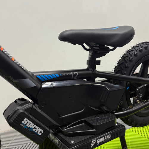 Stacyc 12E-Drive Electric Balance Bike – Black/Blue