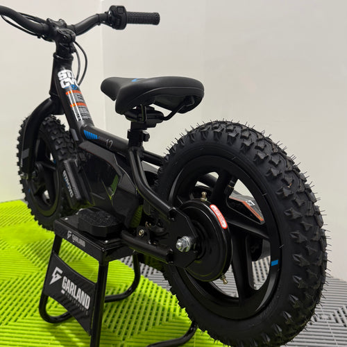 Stacyc 12E-Drive Electric Balance Bike – Black/Blue
