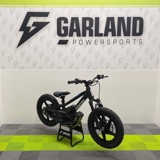 Stacyc 16E-Drive Elite Electric Balance Bike – Black/Blue