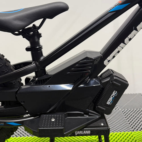 Stacyc 16E-Drive Elite Electric Balance Bike – Black/Blue