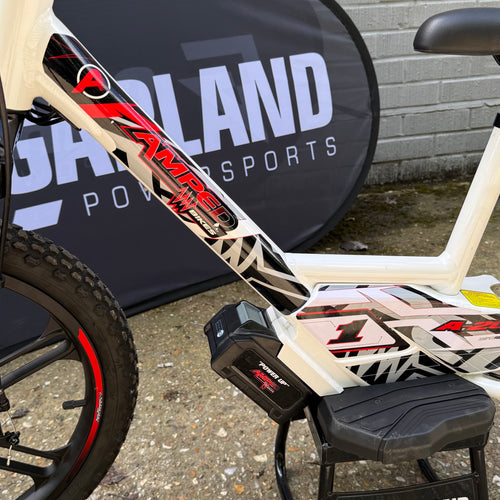 Ex Display Amped A20 540W Electric Balance Bike - White