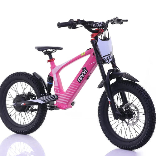 Revvi 18 Electric Bike + Spare Battery Bundle – Pink