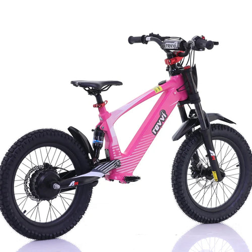 Revvi 18 Electric Bike + Spare Battery Bundle – Pink