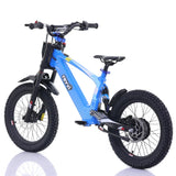 Revvi 18 Electric Bike + Spare Battery Bundle – Blue