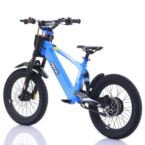 Revvi 18 Electric Bike + Spare Battery Bundle – Blue