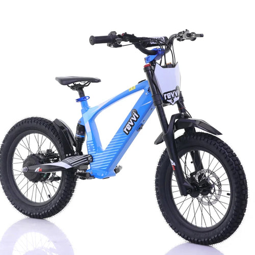 Revvi 18 Electric Bike + Spare Battery Bundle – Blue