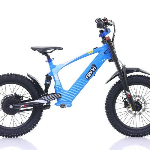Revvi 18 Electric Bike + Spare Battery Bundle – Blue