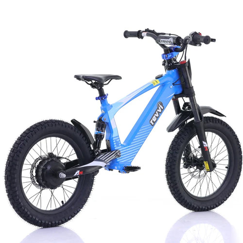Revvi 18 Electric Bike + Spare Battery Bundle – Blue