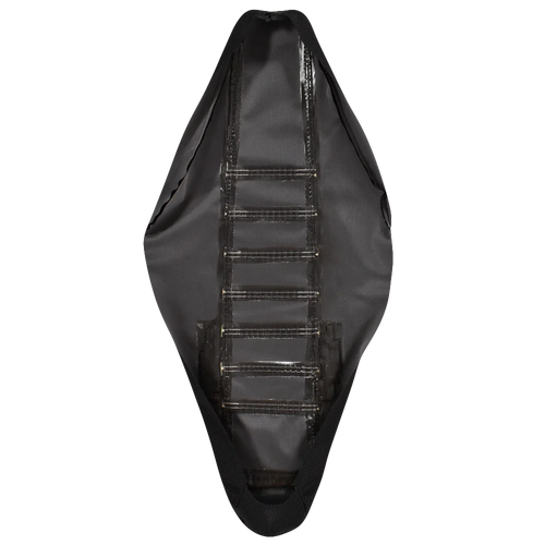 Enjoy MFG Jarvis Edition Black White Ribbed Seat Cover - Husqvarna