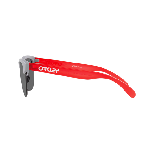 Oakley Frogskins Lite Sunglasses Matt Fog Red Prizm Black Lens