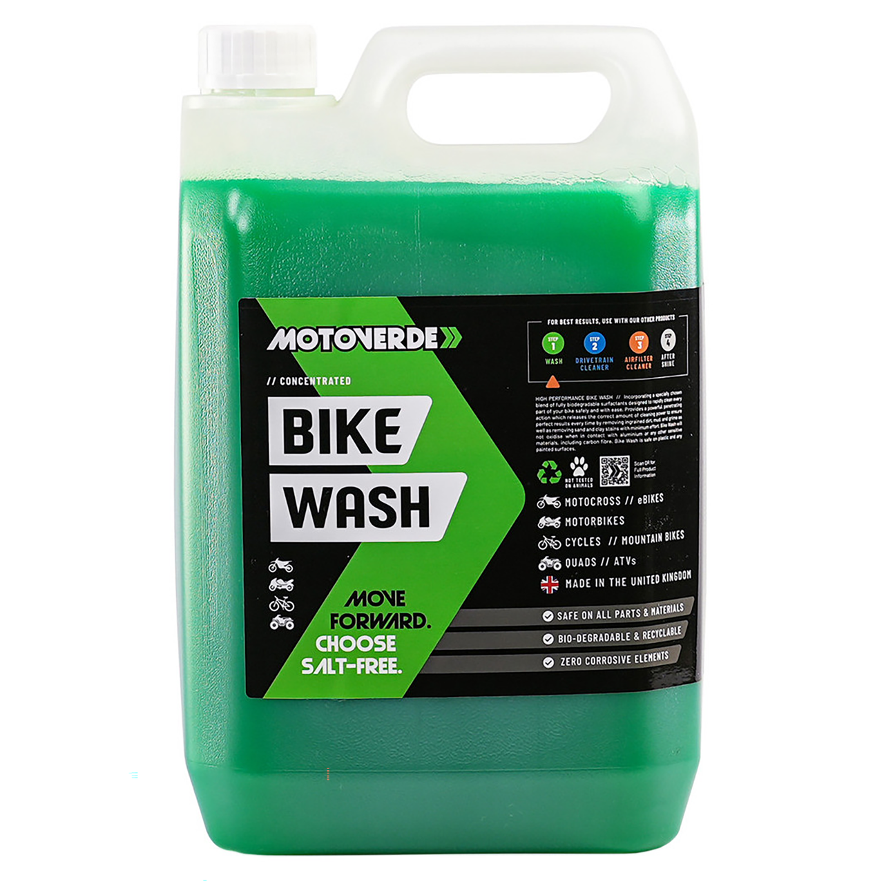 Motoverde Bike Wash Concentrated 5 Litre Refill