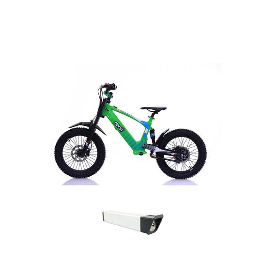 Revvi 18 Electric Bike + Spare Battery Bundle – Green
