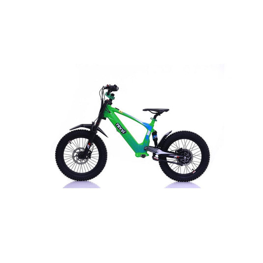 Revvi 18 Electric Bike + Riding Gear Bundle - Green