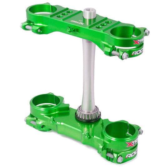Xtrig ROCS Tech (Green) Kawasaki Triple Clamps