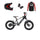Revvi 16 XL Electric Bike + Riding Gear Bundle - Black