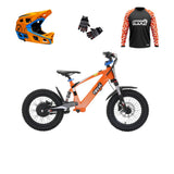 Revvi 16 XL Electric Bike + Riding Gear Bundle - Orange