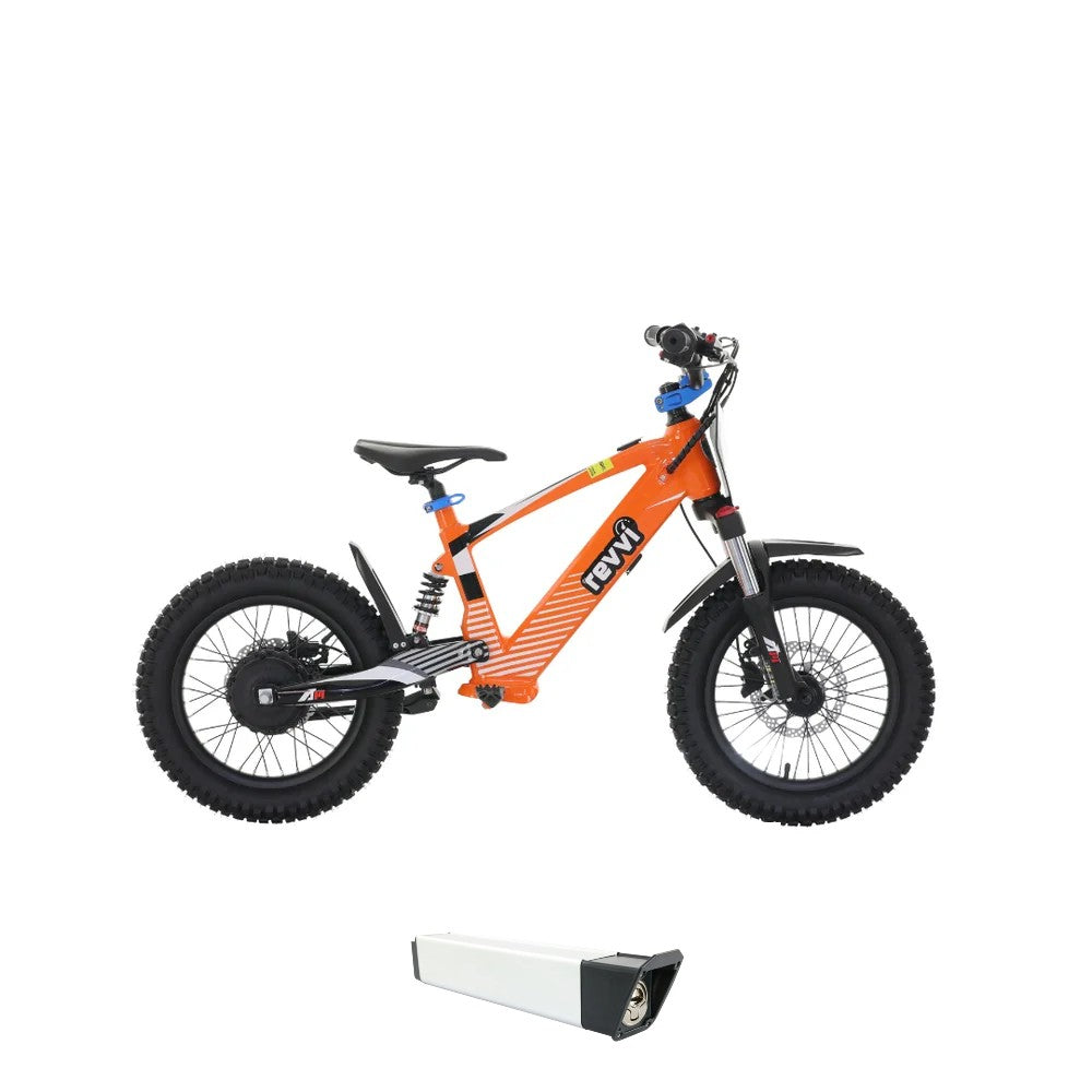 Revvi 16 XL Electric Bike + Spare Battery Bundle - Orange