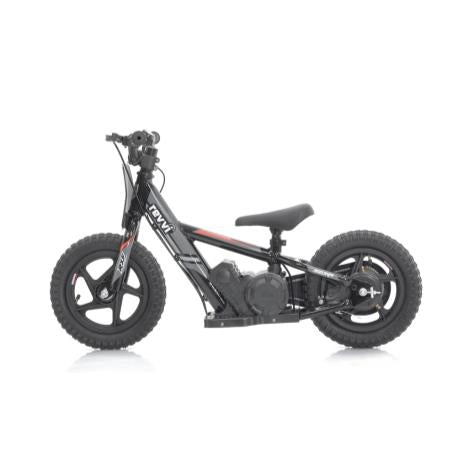 Revvi 12" Electric Bike + Riding Gear Bundle - Black
