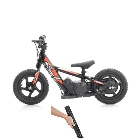 Revvi 12" Electric Bike & Spare Upgraded Battery Bundle - Red