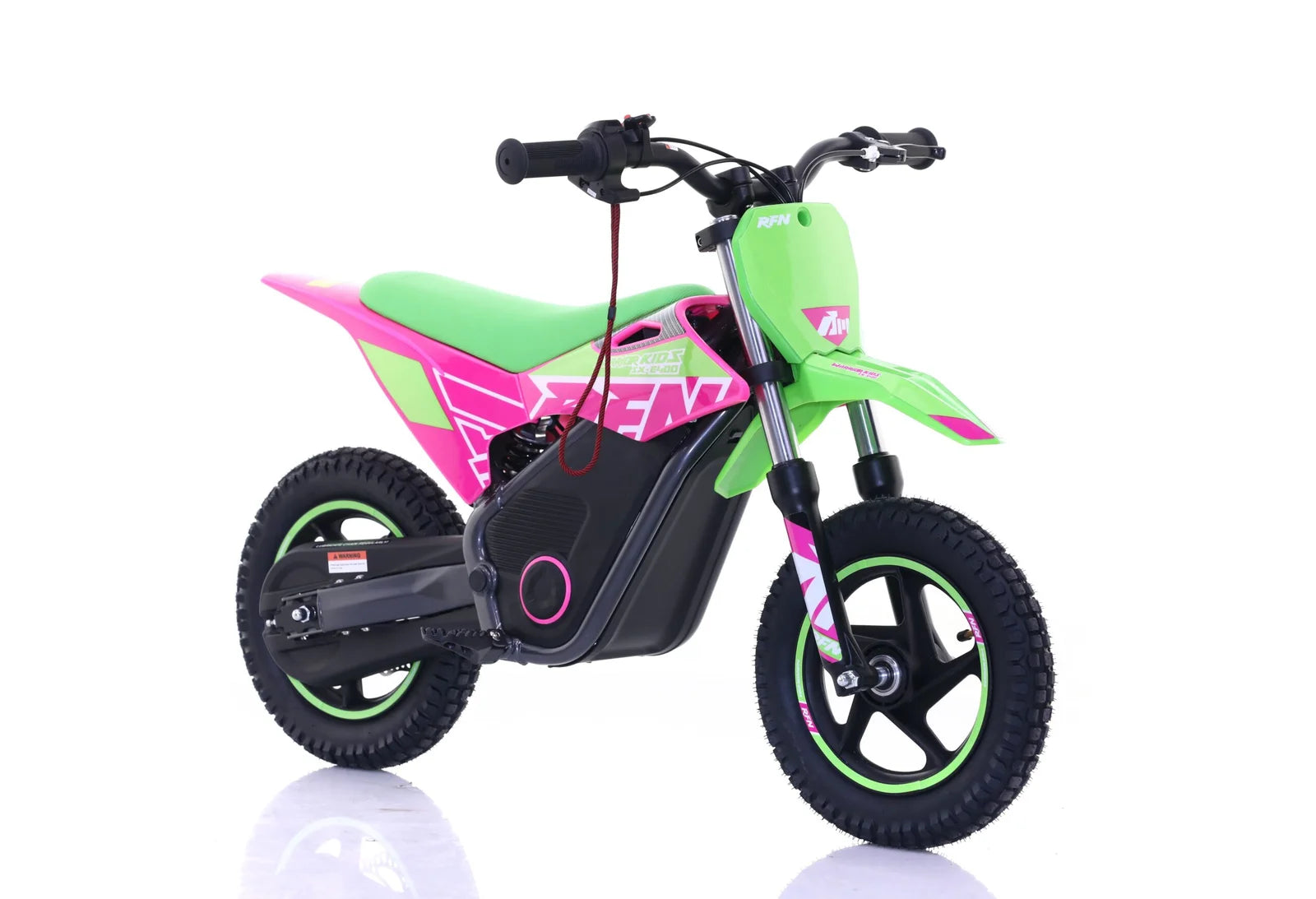 RFN Warrior SX-E400 400W Electric Bike - Green Pink