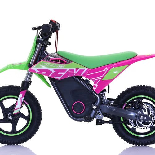 RFN Warrior SX-E400 400W Electric Bike - Green Pink