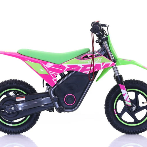 RFN Warrior SX-E400 400W Electric Bike - Green Pink