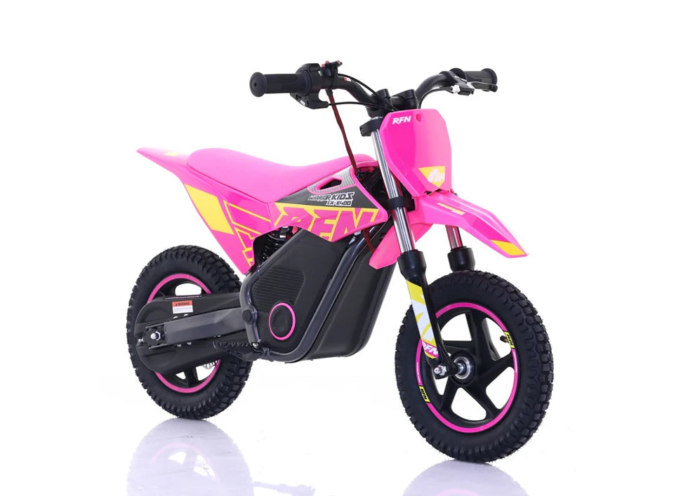RFN Warrior SX-E400 Electric Bike - Pink Yellow