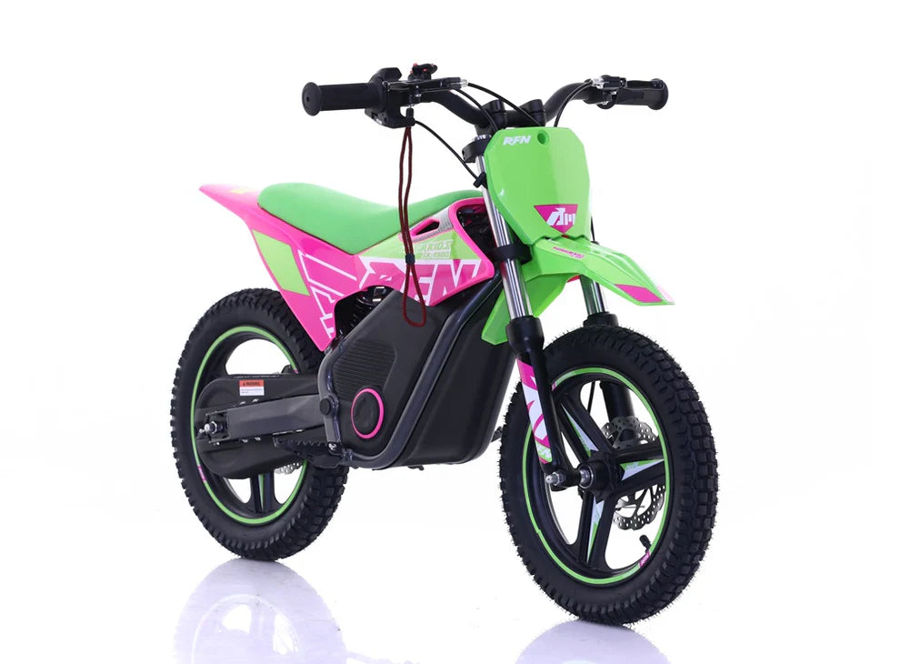 RFN Warrior SX-E500 500W Electric Bike - Green Pink
