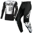 ONeal Mayhem Mayhem Scarz V24 Black White Kit Combo